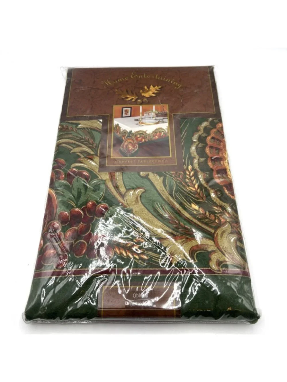 Karsten Royal Harvest Thanksgiving Tablecloth 60x104 Oblong